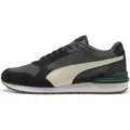 Puma ST Runner v4 SD Unisex Sneaker Schuhe Leder 399665 13 grau/schwarz , Schuhgröße:41 EU - Grau/Schwarz - 41