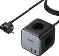 UGREEN DigiNest Pro Power Strip (2 AC outlets + 100W 3C1A) (60167)