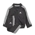 adidas GN3947 Unisex Baby 3s Tric Trainingsanzug, Top:black/White Bottom:black/White, 6 Monate EU