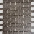 Mosaik Fliese Quarz Komposit Kunststein Brick Artifical grau MOS46-0204_f
