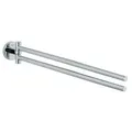 GROHE Handtuchhalter ESSENTIALS 2-armig, schwenkbar, 439mm chrom