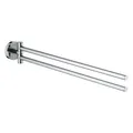 GROHE Handtuchhalter Essentials 40371 2-armig schwenkbar Metall 450mm chrom