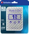 Verbatim 6.3cm (2.5) 1TB USB 3.0 Store´n´GO Silver