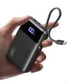 INIU 45W Powerbank 20000mAh USB-C Kabel PD QC Schnellladen Schwarz