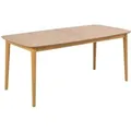 ebuy24 Montreux Esstisch 90x180/219cm inkl Zusatzplatten Natur