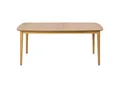 P & B Esstisch, Natur, Eiche, Holz, Holzwerkstoff, Eiche,Kautschukholz, furniert,massiv, rechteckig, konisch, 90x75x180-219 cm, Esszimmer, Tische, Esstische