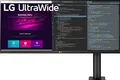 LG 34WN780 86,7 cm (34 Zoll) UltraWide Ergo QHD 21:9 Monitor (HDR10, Lese-Modus, Flicker Safe), schwarz