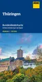 ADAC Bundesländerkarte Deutschland 08 Thüringen 1:250.000,