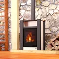 Aquaflam Vario Lend Manual Wasserführender Kaminofen Creme 11 kW (7 kW
