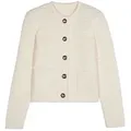 BA&SH Cardigan Strickjacke GASPARD mit Baumwolle weiß 36
