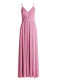 Vera Mont Damen Abendkleid mit Lurexfaden 40, Rosé/Silver