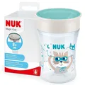 NUK Magic Cup Trinklernbecher | 8+ Monate | 230 ml | auslaufsicherer 360°-Rand