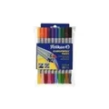 Pelikan Zweifarben-Fasermaler Colorella Twin C 304-10, rund 10er Etui, 10 Stifte -> 20 Farben (949511)