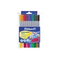 🖍️ Pelikan Colorella Twin 10 Fasermaler 🎨 Doppelfasermaler Set Kinder Malstift