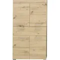 INOSIGN Midischrank Avena Badschrank mit einer Schublade und 4 Türen - Maße (B/T/H) 73/31/130 cm beige