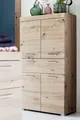 Midischrank "Avena", Badschrank mit einer Schublade und 4 Türen - Maße (B/T/H) 73/31/130 cm, asteichefarben B/H/T: 73 cm x 132 cm x 31 cm