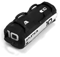 ATLETICA Sandsack 10kg | Sandbag für funktionelles Ganzkörpertraining | robustes Cordura-Nylon, 7 Griffe | Für Core-Stabilität