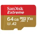 Sandisk microSDXC Extreme 64 GB - Speicherkarte - rot/gold Speicherkarte