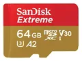 Sandisk Extreme A2 MicroSDXC Speicherkarte 64 GB Class 3 (U3) Klasse 10
