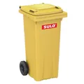 SULO 120 Liter Mülltonne Abfalltonne | Gelb | Der Klassiker Made in Germany
