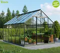 SET Vitavia Gewächshaus Meridian 1 9900 257x383 ESG Glas smaragd +Fundamentsrahm