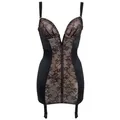 Gossard Corsage VIP Retrolution Staylo Push-Up Miederkleid Black (Shapekleid, 1-tlg., Teilspitze) schwarz 75B