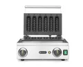 Hendi Waffeleisen Corn Dog mit 1550W Teflon für Lollypop Waffeln oder Corn Dogs