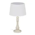Tischlampe Tischleuchte Nachttischlampe Fensterlampe Schirmlampe rustikal