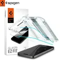 Spigen Displayschutz für iPhone 15 Pro Max Schutzglas x2 Tempered Glass Hartglas