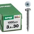 Universalschraube, 3,5 x 30 mm, 1000 Stück, TSTAR plus, Halbrundkopf, Vollgew...
