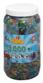 Dan Import Bügelperlen Hama Bügelperlen Glitter Mix 13000 Stück Dose