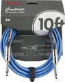 Fender Contour Series 10' 3m Instrument Klinke Gitarren Kabel Lake Placid Blue