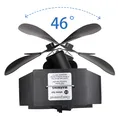 Valo Ofenventilator Kaminventilator für Ofenrohr, Lüfter stromlos, geräuscharm