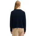 Marc O'Polo Strickjacke in kurzer, gerader Form blau S (36)