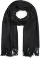styleBREAKER Modeschal Weicher Schal Uni mit Fransen, (1-St)