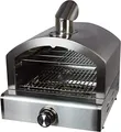 ACTIVA Gas Pizzaofen, 3,5 kW, Edelstahlausführung, inkl. Pizzastein, In- und Outdoor, Pizza, Flammkuchen, Universal für Fleisch, Fisch & Gemüse einsetzbar.