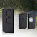 Paulmann Outdoor Steckdosensäule, 2 fach, eckig, IP44