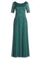 Vera Mont Damen Abendkleid mit Spitze Dark Emerald,40