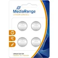 MediaRange Knopfzellen CR2025 3V (4 Stk., CR2025, 150 mAh) (MRBAT131)