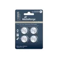 MediaRange Lithium Knopfzellen, CR2025|3V, 4er Pack, Silber, MRBAT 131