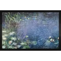 1art1 Fußmatte Claude Monet - Seerosen, Morgen, Höhe: 5 mm 60 cm x 40 cm x 5 mm