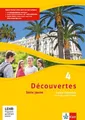 Découvertes 4. Série jaune. Cahier d'activités mit Audios und Filmen 4. Lernjahr