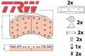 TRW GDB5117 Bremsbelagsatz für Scheibenbremse Bremsbelagsatz Bremsbeläge