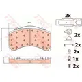 1x ORIGINAL® Trw GDB5117 Bremsbelagsatz, Scheibenbremse Vorne, Hinten