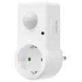 Steckdose mit Bewegungsmelder Zwischenstecker 120° Infrarot-Sensor Weiß Innen