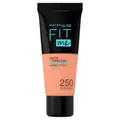 MAYBELLINE Fit Me Matte plus Poreless, Nr. 250 Sun Beige, 30 ml (1er Pack)