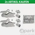 2x ATE Spreizschloss Handbremse f MERCEDES A/B/C/E/S-KLASSE CLK CLS SLK 669703+4