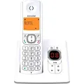 Alcatel F530, DECT-Telefon, Kabelloses Mobilteil, Freisprecheinrichtung, 50 Eintragungen, Anrufer-Identifikation, Grau, Weiß - Grau/Weiß