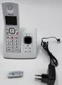 Alcatel F530 Voice Schnurlostelefon mit Anrufbeantworter Anrufblocker Weiß Grau