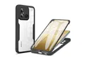 betterfon Handyhülle für Xiaomi Redmi 12C 2-teiliges 360° TPU Schutzcase, Rundumschutz mit integrierter Displayabdeckung und klarer Sicht